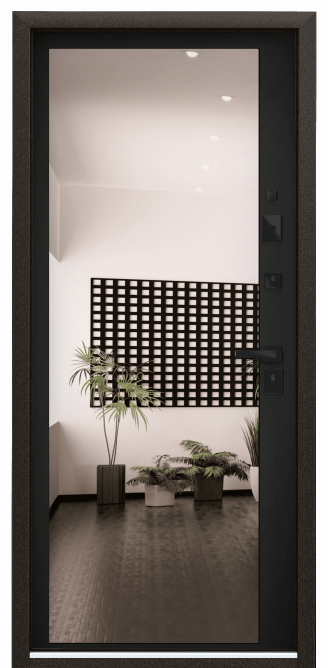 ULTIMATUM-M PP, Декоративная панель с зеркалом, MM, ЛКП Насыщеный чёрный в Чите